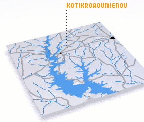 3d view of Kotikro Aouniénou