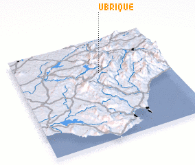 3d view of Ubrique