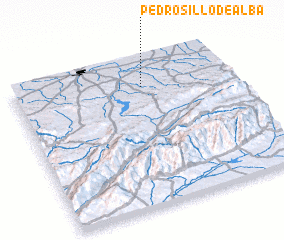 3d view of Pedrosillo de Alba