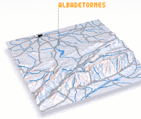 3d view of Alba de Tormes