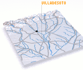 3d view of Villa de Soto