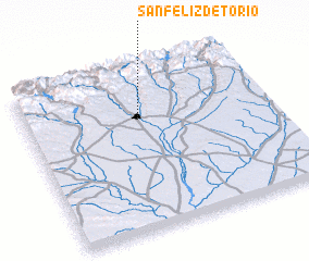 3d view of San Feliz de Torío