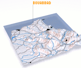 3d view of Bou Abbad