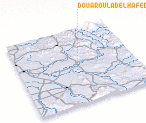 3d view of Douar Oulad el Hafed