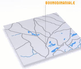 3d view of Boumodi Manialé