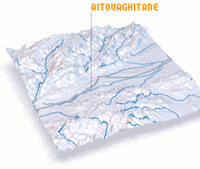 3d view of Aït Ouaghitane