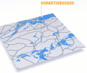 3d view of Komantiébougou