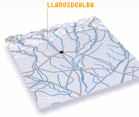 3d view of Llanos de Alba