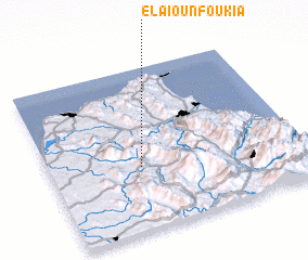 3d view of El Aïoun Foukia