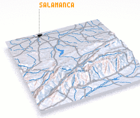 3d view of Salamanca