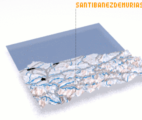 3d view of Santibáñez de Murias