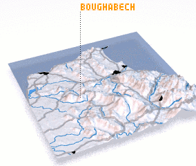 3d view of Bou Ghabech