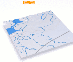 3d view of Bou Nou