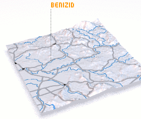 3d view of Beni Zid