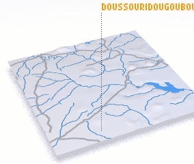 3d view of Doussouri-Dougouboua