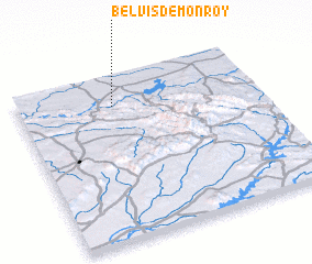 3d view of Belvis de Monroy