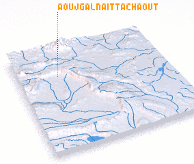 3d view of Aoujgal nʼAït Tachaout