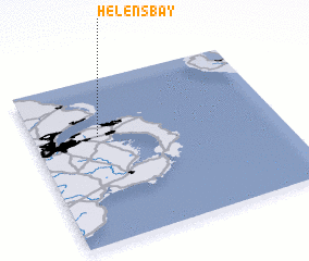 3d view of Helens Bay