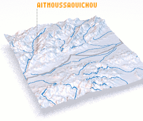 3d view of Aït Moussa Ou Ichou