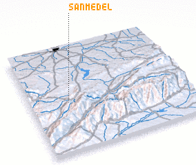 3d view of San Medel