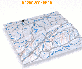 3d view of Bernoy-Cemprón