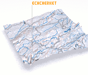 3d view of Ech Cherket