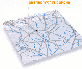 3d view of Antoñanes del Páramo
