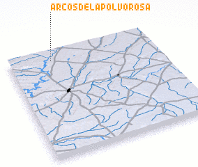 3d view of Arcos de la Polvorosa