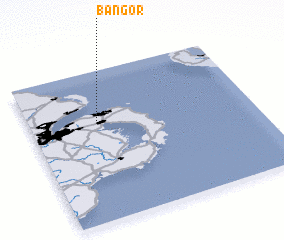 3d view of Bangor