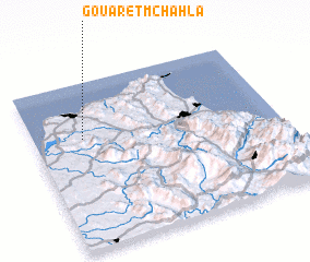 3d view of Gouaret Mchahla