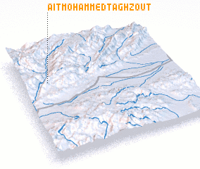 3d view of Aït Mohammed Taghzout