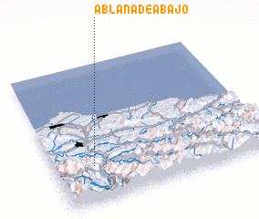 3d view of Ablaña de Abajo