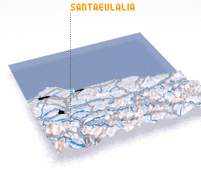 3d view of Santa Eulalia