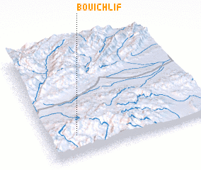 3d view of Bou Ichlif