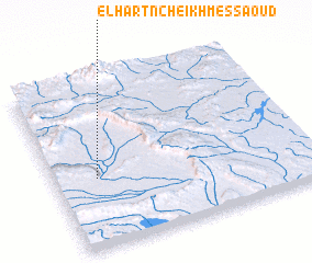 3d view of El Hart nʼCheïkh Messaoud