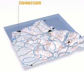 3d view of Sidi Hassaïn