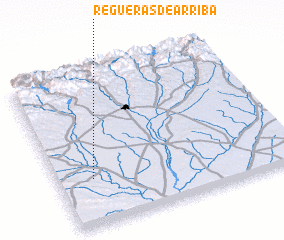 3d view of Regueras de Arriba