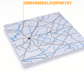 3d view of San Román de los Infantes