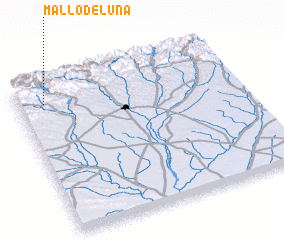 3d view of Mallo de Luna