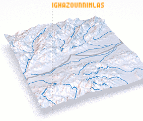 3d view of Ighazoun nʼImlas