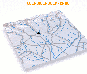 3d view of Celadilla del Páramo