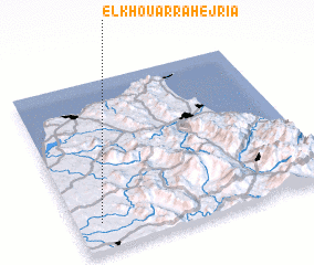 3d view of El Khouarra Hejria