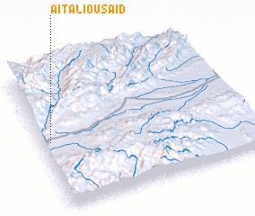 3d view of Aït Ali Ou Säid