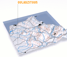 3d view of Oulad Zitoun