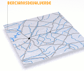 3d view of Bercianos de Valverde