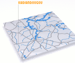 3d view of Kadiandougou