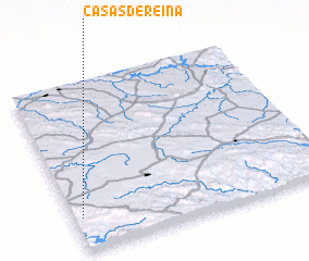 3d view of Casas de Reina