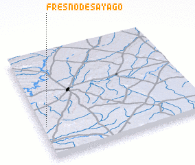 3d view of Fresno de Sayago