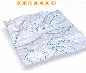 3d view of Zouiet Sidi Bou Beker