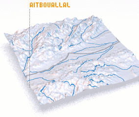 3d view of Aït Bou Allal